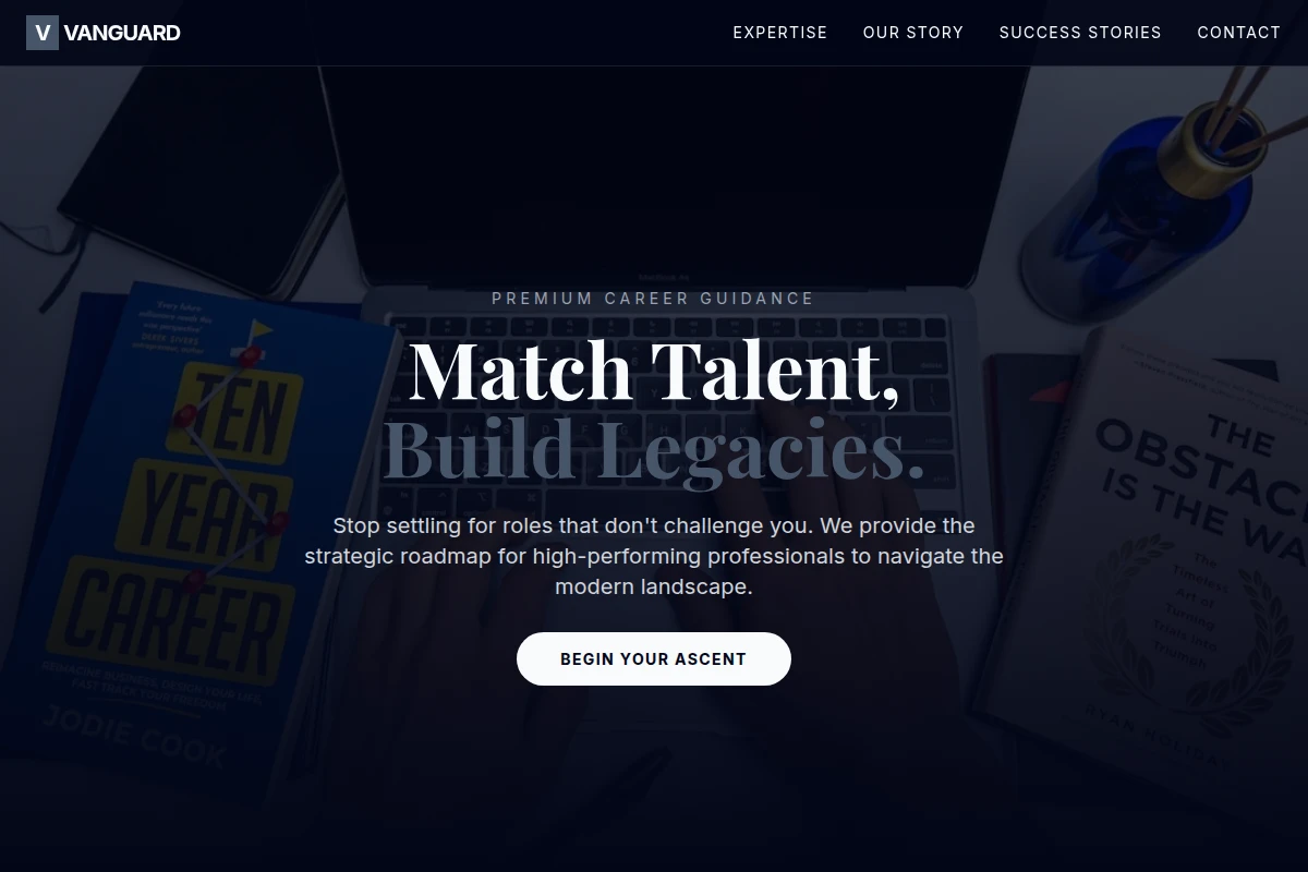 Premium Career Coach Website Design